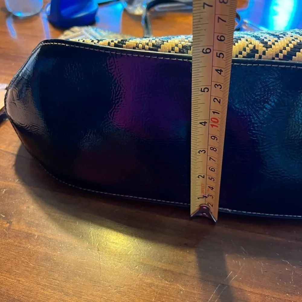 Nine West large wicker bag